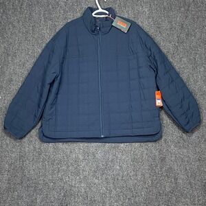 Bass Outdoor Spring‎ Oversized Puffer Jacket Women's XL Big Dipper Blue Coat NWT